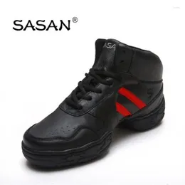 Tanzschuhe Sneakers Modern Jazz Woman SASAN 8813 Damen Hochwertiges Schweinsledermaterial Atmungsaktive Geruchsbildung ABSATZ 4CM TPR