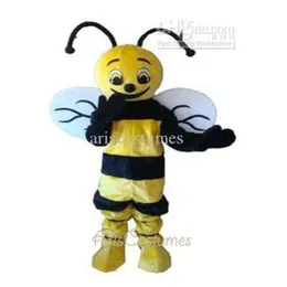 마스코트 의상 마스코트 의상 할로윈 크리스마스 귀여운 꿀벌 만화 플러시 팬시 드레스 마스코트 의상 uuv
