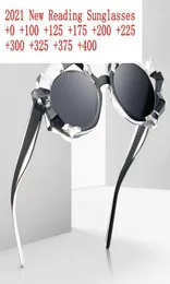 Sunglasses Outdoor Rhinestones Reading Glasses Women Men Presbyopic Eyewear Wire Diopters 10to40 NX5862231