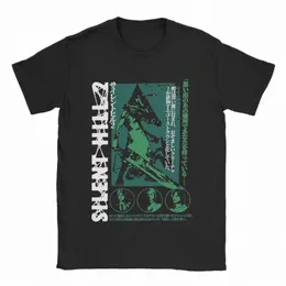 Pyramid Head Silent Hill Camisetas masculinas Pure Cott Tops Engraçados Manga Curta Em Torno Do Pescoço Camisetas Nova Chegada X9TM #