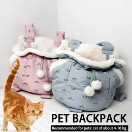 Dog Apparel Pet Carrier Bag For Cat Cozy Soft Puppy Bags Backpack Outdoor Travel Chihuahua Pug Supplies