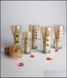 Bürsten Teegeschirr Boo Zeremonie Bambus Matcha Praktischer Pulverkaffee Grüner japanischer Tee Schneebesen Bürste Schaufel Dro9543248