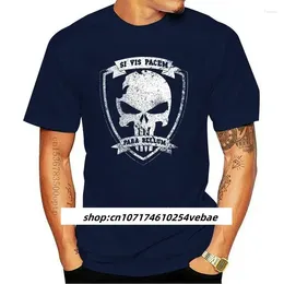 Herrdräkter A1143 Pacem Para Bellum T -shirt - Direkt från Stockist Cotton Tee Shirt Classic Custom Design