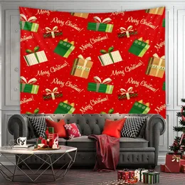 Wandteppiche, Weihnachtsbaum-Druck, Wandteppich, Weihnachtsmann, Wandbehang, Hintergrund, Stoff, Dekoration, Heimdekoration