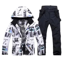 Novo terno de esqui de inverno para homens quente à prova de vento à prova dwindproof água esportes ao ar livre jaquetas e calças de neve masculino equipamentos de esqui snowboard jaqueta5560977