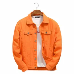 Roxo laranja homens mulheres outwear cowboy casacos de alta qualidade homens denim jaquetas novo outono casual solto jean jaqueta roupas masculinas s5sj #