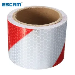 2024 Red White Reflective Safety Warning Conspicuity Tape Film Stickers for Increased Safety Visibility with 2x10' 3 Meters Length in High