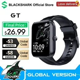 Relógios versão global Black Shark GT Smartwatch 1.78 '' Display AMOLED 10 dias de vida útil da bateria Relógio inteligente 100 + modos esportivos IP68 à prova d'água