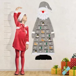 Parti Dekorasyonu Noel Baba Takvimi Duvar Kapalı Noel Geri Sayım Yaratıcı Noel Navidad