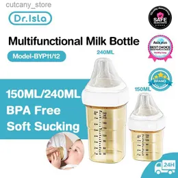 哺乳瓶＃dr. Isla Bome Bott PPSU anti Colic Tight Protecting Bott Bacteriostat Anti Fall Care Bott 150ml/240ml Safe BPA L240327