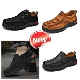 Summer Men's Shoes Soft Thick Sole Outdoor Shoes Designer High Quality Solid Color Thick Sole Sports Durable Reinforced Casual Shoes GAI lightweight size38-51