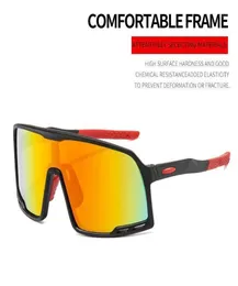 MEN039S CYKLING SUNGLASSES Märkesdesigner Färgglada glasögon Vindsäkra skyddsglasögon utomhussport Sun5608756