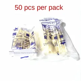 ANPWOO First Aid Kit Cotton Swab Makeup Cotton Single Head 8cm / 50 Pack Clean and Hygienic Disposable Cotton Swab