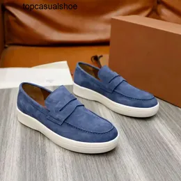 Loro piyano lp lorospianasl güzel ayakkabılar mükemmel beyefendi erkek spor ayakkabı ayakkabıları cazibe loafers alçak üst yumuşak inek deri lüks oxfords düz kayma üzerinde kauçuk taban mocca