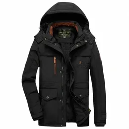 men's Plus Size New 2023 Brand Men's Casual Jacket Winter Fi Thick Parkas Male Coats Fur Overcoat Heated Warm Jackets Parka n35B#