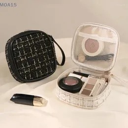 Sacos de armazenamento portáteis femininos mini cosméticos meninas maquiagem batons bolsa absorventes higiênicos cabos de dados organizador pequeno saco