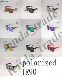 2018 العلامة التجارية الترويجية TR90 نظارة شمسية مستقطبة الرجال نساء نظارات ركوب الدراجات الرياضية نظارات نظرية 9 Color MOQ10PCS6666911