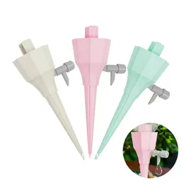 Garden Automatic Drip Cone Plant Self Watering Spikes Flower Adjustable Control Valve Dripper Irrigation Tools Lazy Pouring Device