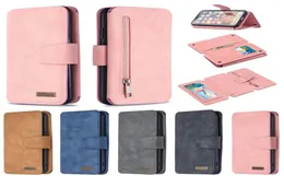 Capa de couro folio destacável para iPhone 12 Mini 11 Pro Max XR XS 6 7 8 Plus SE Samsung A81 A91 S10lite Note10lite Multiple 4981855