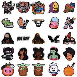 2022 UNN I Più Nuovi Stili Autunno Zucca di Halloween Hocus Pocus Nightmare Stitch Frozen Horror PVC Scarpe Charms per il Commercio All'ingrosso