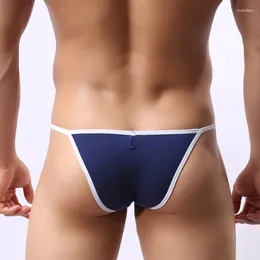 Mutande 8 colori slip intimo da uomo sexy di marca 95% morbido modale confortevole mutandine maschili traspiranti Cueca Brief