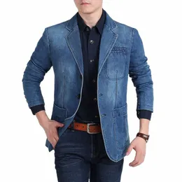 2022 весенне-осенняя новая мужская куртка, повседневное джинсовое пальто в стиле ретро, мужское облегающее элегантное пальто Fiable, роскошные куртки на заказ 52 мм #