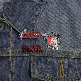 Berserker Enamel broszki szpilki dla zwierząt wojownicy odznaki punkowe prezenty biżuterii dla przyjaciół niestandardowe akcesoria