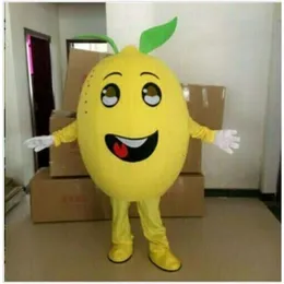 Mascot Costumes Halloween Christmas Lemon Fruit Mascotte Cartoon Pluszowa fantazyjna sukienka Mascot Costume