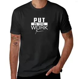 Polos męski Gary Vaynerchuk / Vee - Umieść Work White T -Shirt Blacks Blacks Summer Tops Owworg Toszt Thirt Mężczyźni