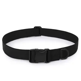 Taktiskt bälte utomhusfläktar Multifunktionell plastspänne Inner Belt Canvas Nylon Training Men's Insert Buckle Belt Thin Style