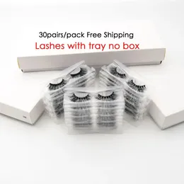 30PairSpack Visofree Lashes 3D Mink Eyelashes Full Strip Handmade Premium Hair Multiuse False Makeup 240318