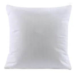 Pillow Soft White Cover For Thermal Transfer Digital Print DIY Blank Pillowcase Linen Covers Sofa Home Decor