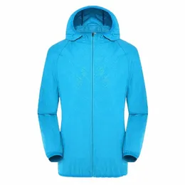 Cam Rain Jacket Uomo Donna Impermeabile Sun Protecti Abbigliamento Pesca Caccia Abbigliamento Quick Dry Pelle Giacca a vento con tasca y00H #