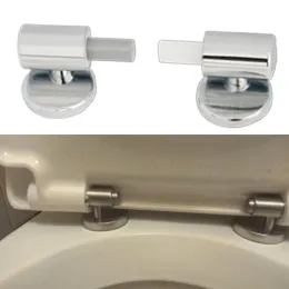 Cobre 1 conjunto de assento do vaso sanitário dobradiça de liga de zinco nivelado tampa do vaso sanitário conector de montagem tampa do vaso sanitário acessórios tampa do vaso sanitário conector de gota lenta