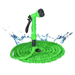 Tubo da giardino 25FT150FT Tubo flessibile per acqua flessibile espandibile Tubo flessibile per acqua UE Tubo in plastica con pistola a spruzzo per irrigazione9591614