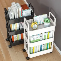 Racks de armazenamento móvel carrinho lanche livros vegetais cosméticos andares rack de armazenamento com rodas banheiro cozinha casa organizador ferramenta