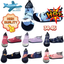 الأحذية الرياضية Gai Men and Women Quick Drying Moading Shoes Barefoot Swimming Sports Water Shoes Outdoor Beach Sandal Beain Creek Shoes Size 34-45