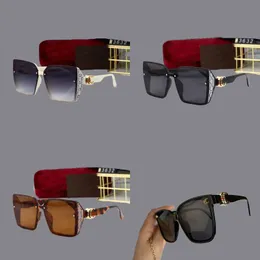 نظارة شمسية رومانسية للنساء Occhiali da Sole Eyeglass Square Mens مصممين للنظارات الشمسية الأخضر الإطار الراقي الحفل Goggle Party Gift Ga0111 i4