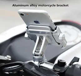 iPhone X 8 6 6의 Universal Aluminum Alloy Motorcycle Phone Holder Telephone Moto Holder Bike Handlebar9361674