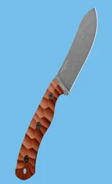 Nova Esee JG5 Sobrevivência Faca Reta 1095 Aço de Alto Carbono Lâmina de Lavagem de Pedra Preta Full Tang Micarta Lidar com Facas de Lâmina Fixa wit5232411