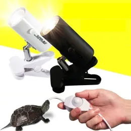 Lighting UVA+UVB 3.0 Reptile Lamp Kit with Clipon Ceramic Light Holder Turtle Basking UV Heating Lamp Set Tortoises Lizard Lighting 220V