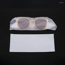 Storage Bags 200pcs Disposable Glasses Packaging Bag Sunglasses Frosted Translucent Inner Plastic Dust Sealing Pockets