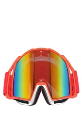 2017 New MX Airbrake Fire Red Tinted Motocross Goggles Motocross Helmet Glasses Dirt Bike ATV MX Goggles9707364