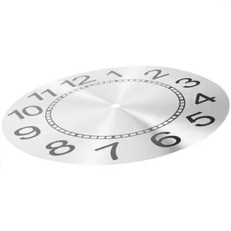 Clocks Accessories Clock Dial Wall Replacement Faces For Crafts Standing Clock/grandfather Panel Aluminum Round Plate