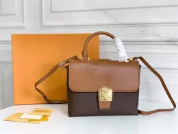 2024 NEW S Fashion Designer Bag Handbag Shoulder Bag Women's Black Canvas Leather High End Luxury Plånbok Dragkropp Crossbody Bag Women's Handbag Handbag 5A