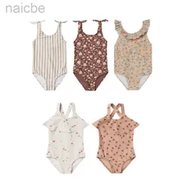 Biquíni de uma peça para meninas, maiô de uma peça, bebê, babado, borda, princesa, costas nuas, primavera quente, maiôs, maillot de bain, enfant fille 24327