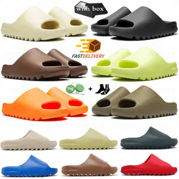 designer sandals slides slippers men woman onyx pure ochre bone resin clogs desert sand runr slide sliders comfortable beach EVA slippers with box size 36-48