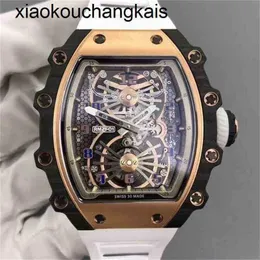 Orologio RichasMiers Ys Top Clone Factory Orologio automatico in fibra di carbonio Orologio da uomo Business Leisure Rm2101M anualC eramicC aseT apeT rendS wissW ristwatchesH igh7NPE