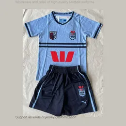 NRL Olive Jersey 2023 Lanholton Home Training Kit Childrens Krótkie rękawowe koszula sportowe