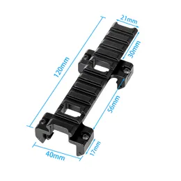 MP5 mirror bridge 20mm raised guide rail bracket LDT MP5K soft elastic accessory